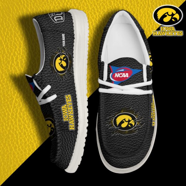 Tubopro Iowa Hawkeyes Personalized Hey Dude Shoes For Men And Women