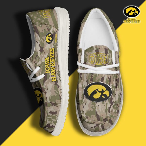 Tubopro Iowa Hawkeyes Personalized Hey Dude Shoes For Men And Women