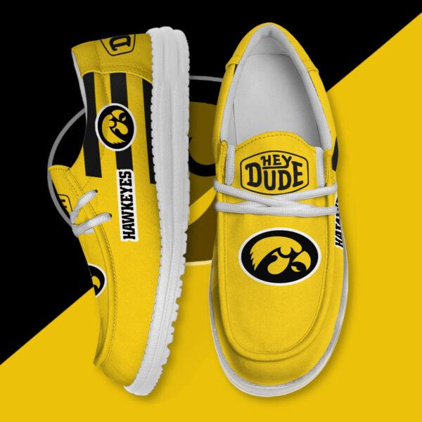 Tubopro Iowa Hawkeyes Personalized Hey Dude Shoes For Men And Women