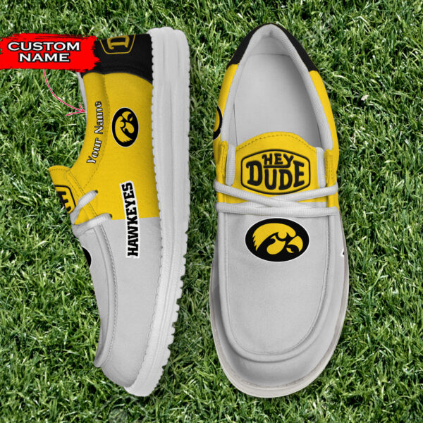 Tubopro Iowa Hawkeyes Personalized Hey Dude Shoes For Men And Women