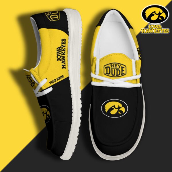 Tubopro Iowa Hawkeyes Personalized Hey Dude Shoes For Men And Women