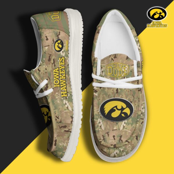 Tubopro Iowa Hawkeyes Personalized Hey Dude Shoes For Men And Women