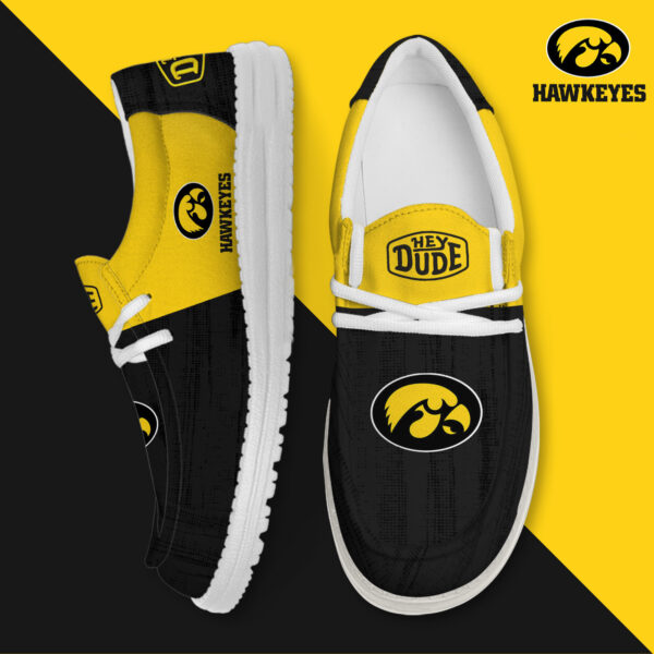 Tubopro Iowa Hawkeyes Personalized Hey Dude Shoes For Men And Women