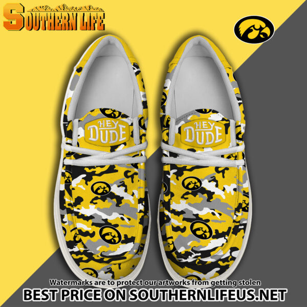Tubopro Iowa Hawkeyes Personalized Hey Dude Shoes For Men And Women