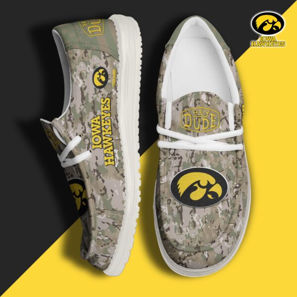 Tubopro Iowa Hawkeyes Personalized Hey Dude Shoes For Men And Women