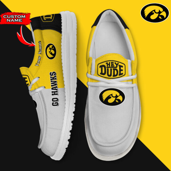 Tubopro Iowa Hawkeyes Personalized Hey Dude Shoes For Men And Women