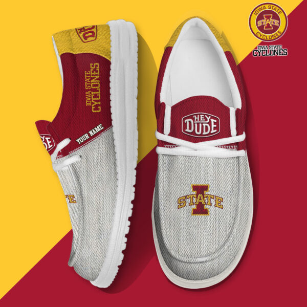 Tubopro Iowa State Cyclones Personalized Hey Dude Shoes For Men And Women