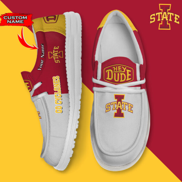 Tubopro Iowa State Cyclones Personalized Hey Dude Shoes For Men And Women