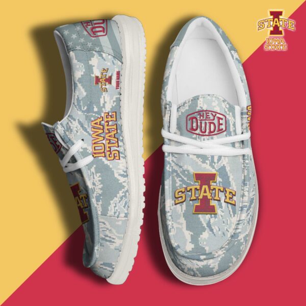Tubopro Iowa State Cyclones Personalized Hey Dude Shoes For Men And Women