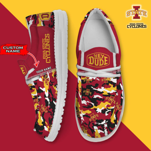 Tubopro Iowa State Cyclones Personalized Hey Dude Shoes For Men And Women