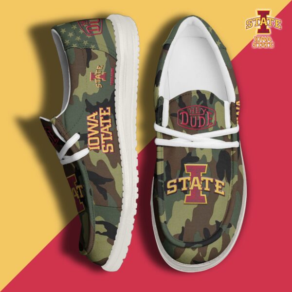 Tubopro Iowa State Cyclones Personalized Hey Dude Shoes For Men And Women