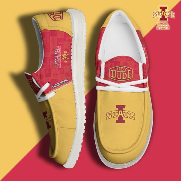 Tubopro Iowa State Cyclones Personalized Hey Dude Shoes For Men And Women