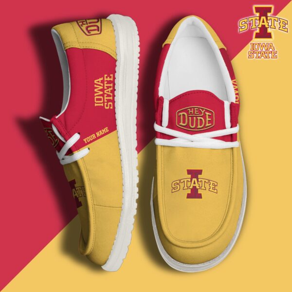Tubopro Iowa State Cyclones Personalized Hey Dude Shoes For Men And Women