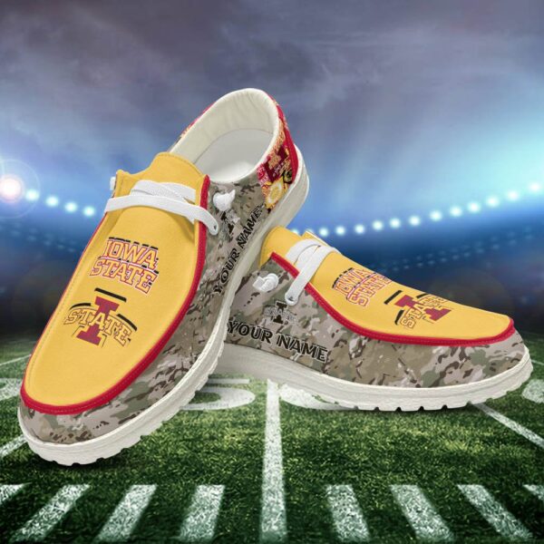 Tubopro Iowa State Cyclones Personalized Hey Dude Shoes For Men And Women