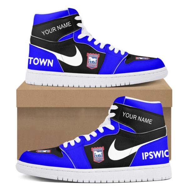 Tubopro Ipswich Town AJ1 High Sneakers Shoes For Men And Women - Image 2