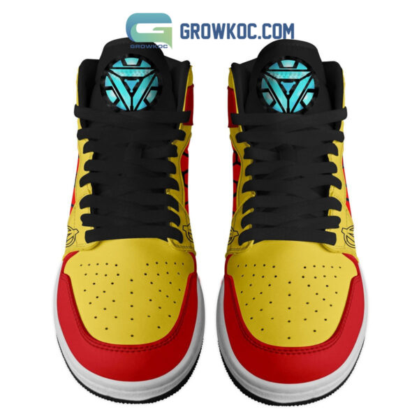 Tubopro Iron Man AJ1 High Sneakers Shoes For Men And Women - Image 2