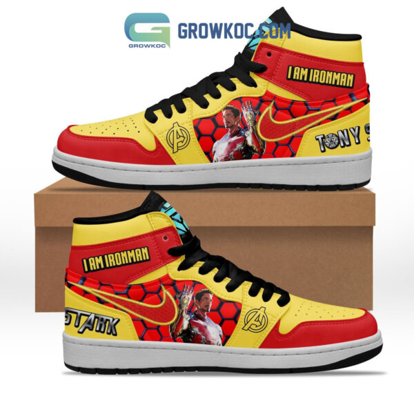Tubopro Iron Man AJ1 High Sneakers Shoes For Men And Women