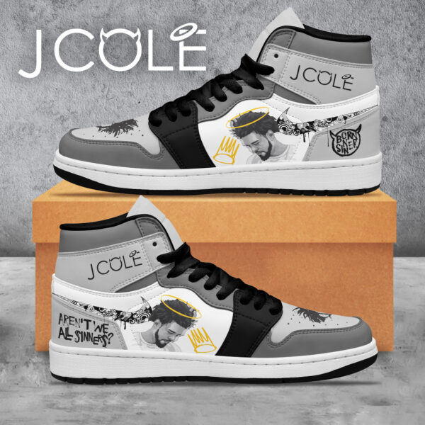 Tubopro J. Cole AJ1 High Sneakers Shoes For Men And Women - Image 2