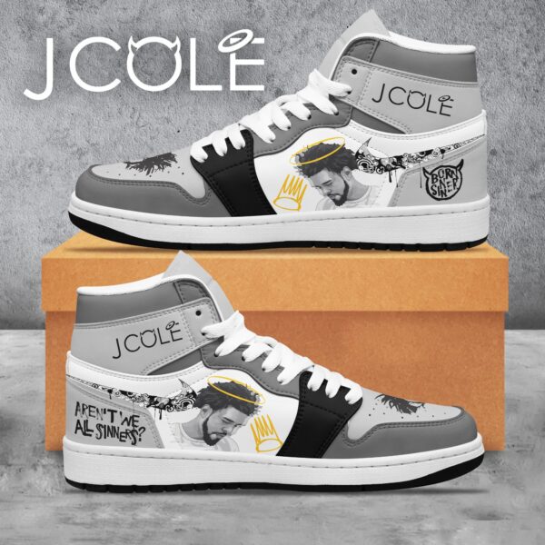 Tubopro J. Cole AJ1 High Sneakers Shoes For Men And Women - Image 2