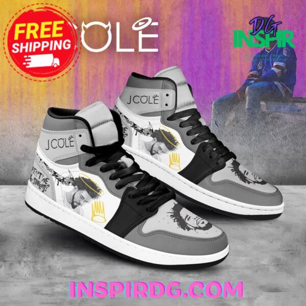 Tubopro J Cole Arent We All Sinners AJ1 High Sneakers Shoes For Men And Women - Image 2