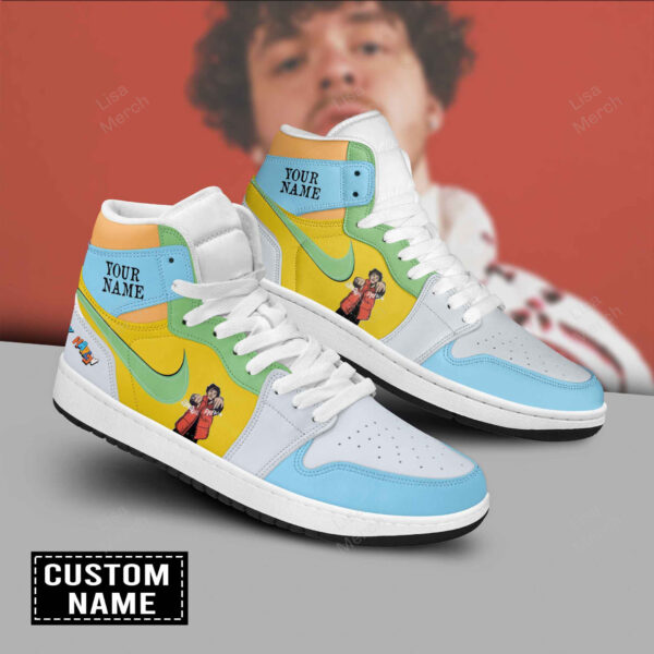 Tubopro Jack Harlow AJ1 High Sneakers Shoes For Men And Women - Image 2