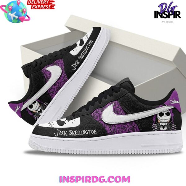 Tubopro Jack Skellington Air Low-Top Sneakers Shoes For Men And Women - Image 2