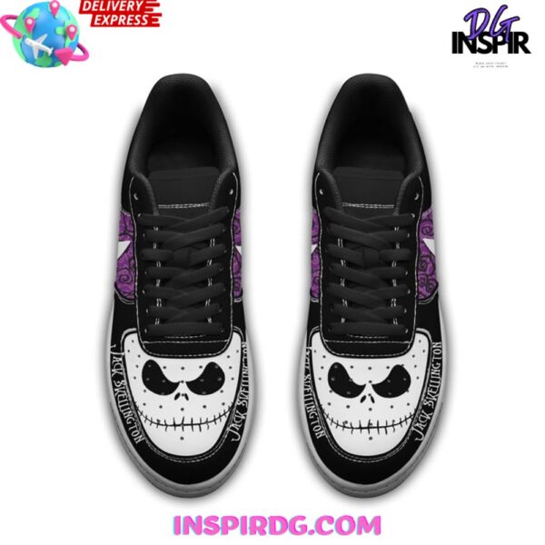 Tubopro Jack Skellington Air Low-Top Sneakers Shoes For Men And Women - Image 3