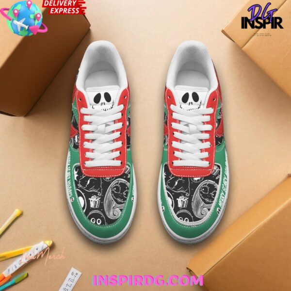 Tubopro Jack Skellington Air Low-Top Sneakers Shoes For Men And Women - Image 3