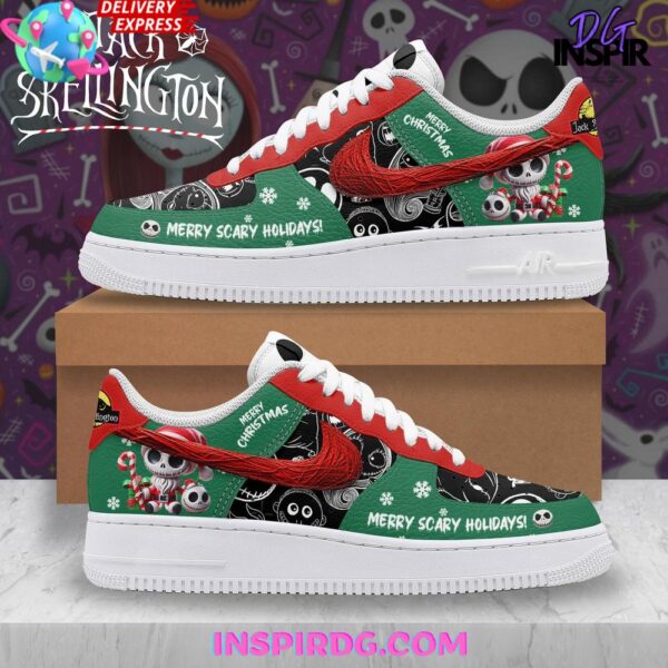 Tubopro Jack Skellington Air Low-Top Sneakers Shoes For Men And Women