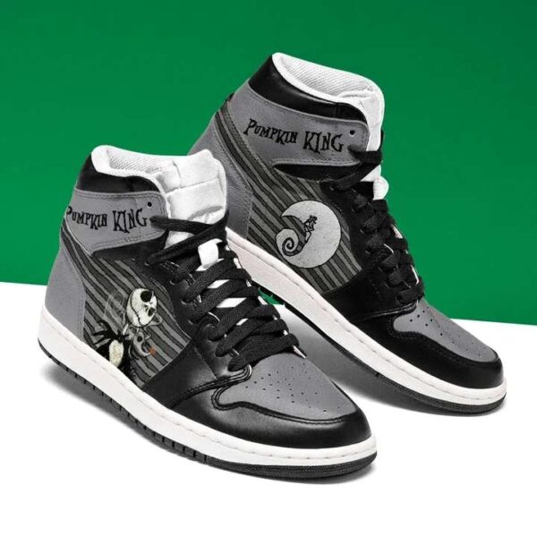 Tubopro Jack Skellington AJ1 High Sneakers Shoes For Men And Women