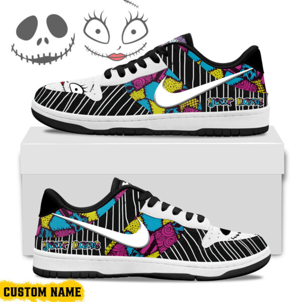 Tubopro Jack Skellington Sally AJ1 High Sneakers Shoes For Men And Women
