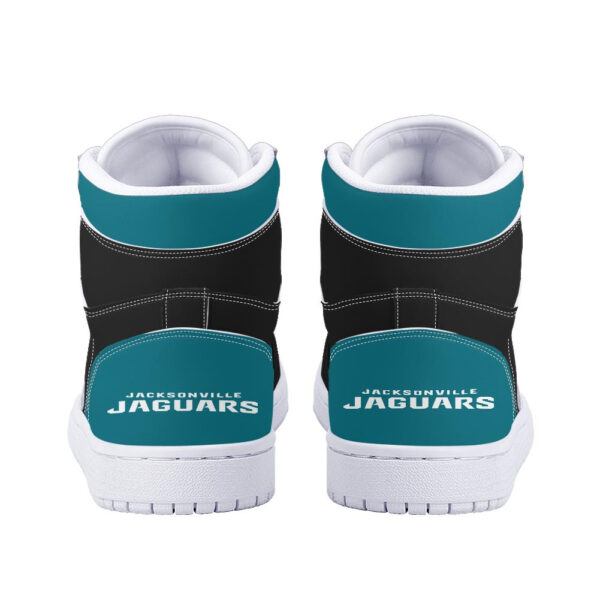 Tubopro Jacksonville Jaguars AJ1 High Sneakers Shoes For Men And Women - Image 4