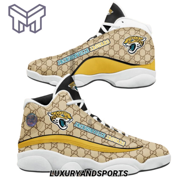 Tubopro Jacksonville Jaguars AJ13 Sneakers Shoes For Men And Women