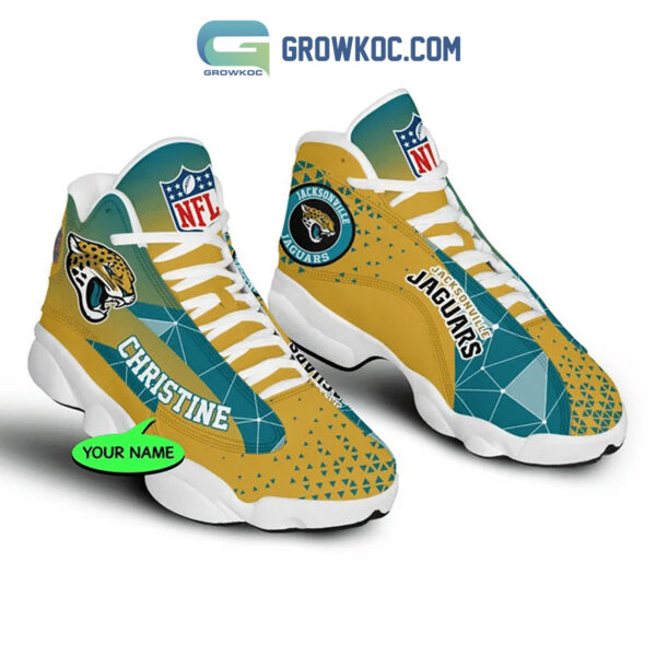 Tubopro Jacksonville Jaguars AJ13 Sneakers Shoes For Men And Women - Image 2