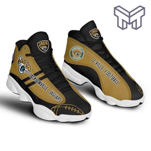 Tubopro Jacksonville Jaguars AJ13 Sneakers Shoes For Men And Women - Image 2