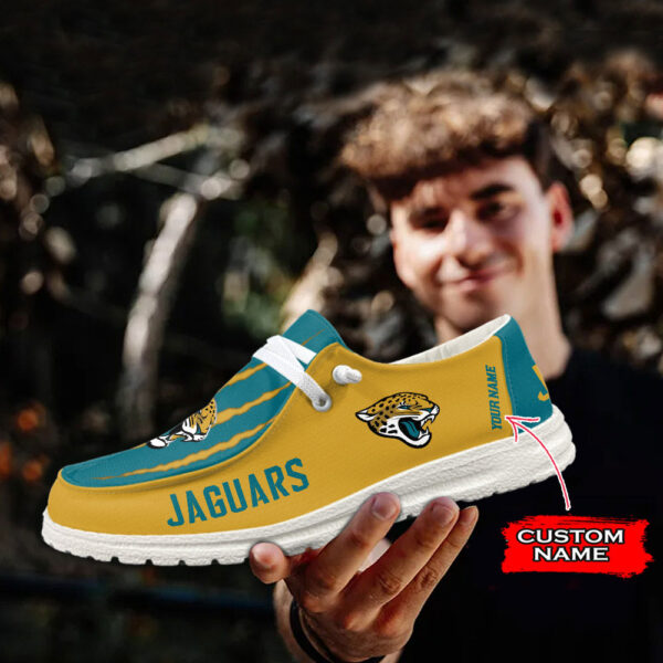 Tubopro Jacksonville Jaguars Hey Dude Shoes For Men And Women - Image 4