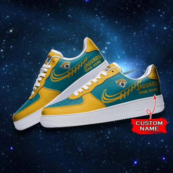 Tubopro Jacksonville Jaguars NFL Air Low-Top Sneakers Shoes For Men And Women - Image 3
