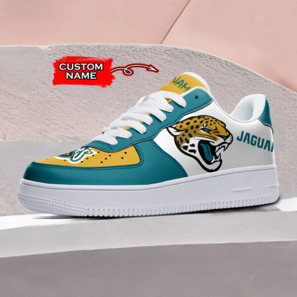 Tubopro Jacksonville Jaguars NFL Air Low-Top Sneakers Shoes For Men And Women - Image 2