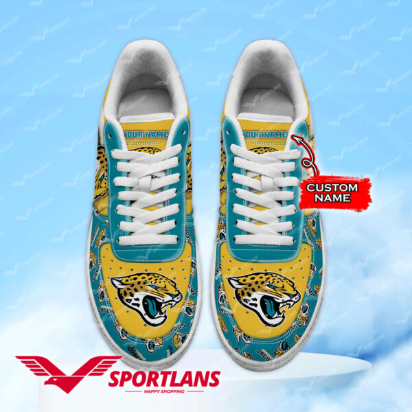 Tubopro Jacksonville Jaguars NFL Air Low-Top Sneakers Shoes For Men And Women - Image 2