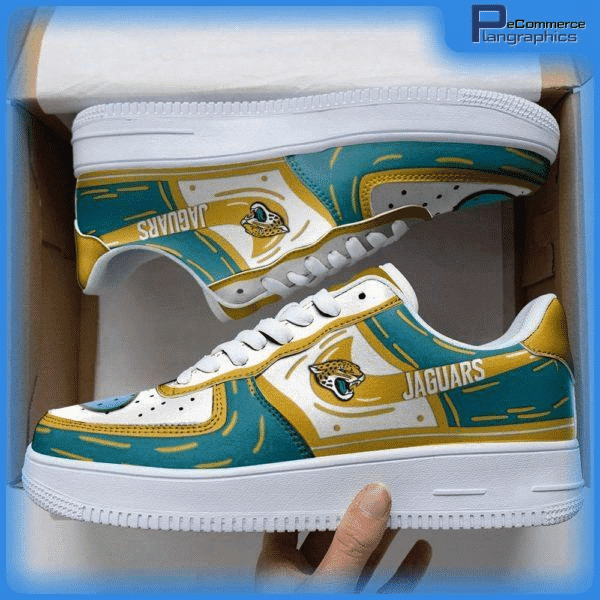 Tubopro Jacksonville Jaguars NFL Air Low-Top Sneakers Shoes For Men And Women