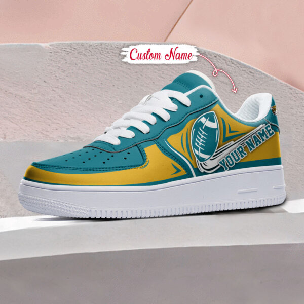 Tubopro Jacksonville Jaguars NFL Air Low-Top Sneakers Shoes For Men And Women - Image 3