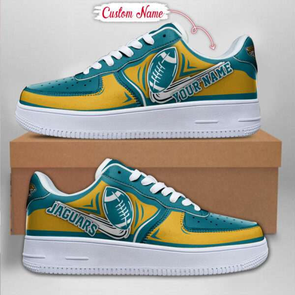 Tubopro Jacksonville Jaguars NFL Air Low-Top Sneakers Shoes For Men And Women - Image 2