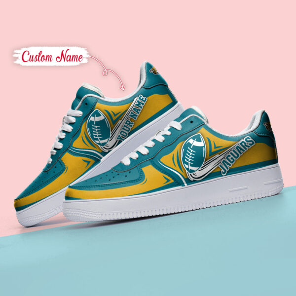 Tubopro Jacksonville Jaguars NFL Air Low-Top Sneakers Shoes For Men And Women - Image 4