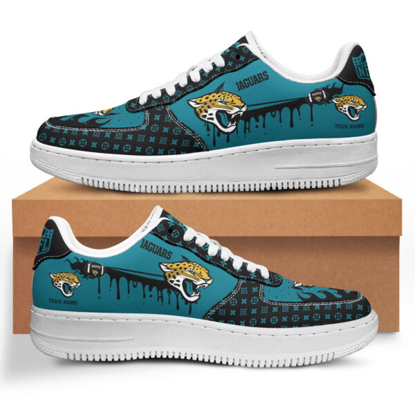 Tubopro Jacksonville Jaguars NFL Air Low-Top Sneakers Shoes For Men And Women
