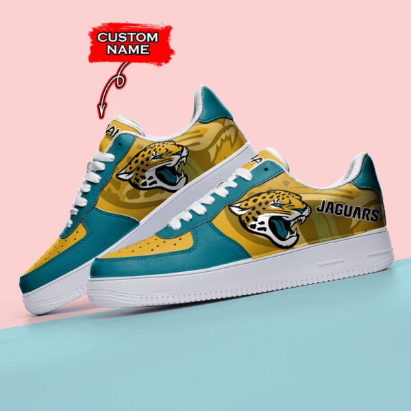 Tubopro Jacksonville Jaguars NFL Air Low-Top Sneakers Shoes For Men And Women - Image 3