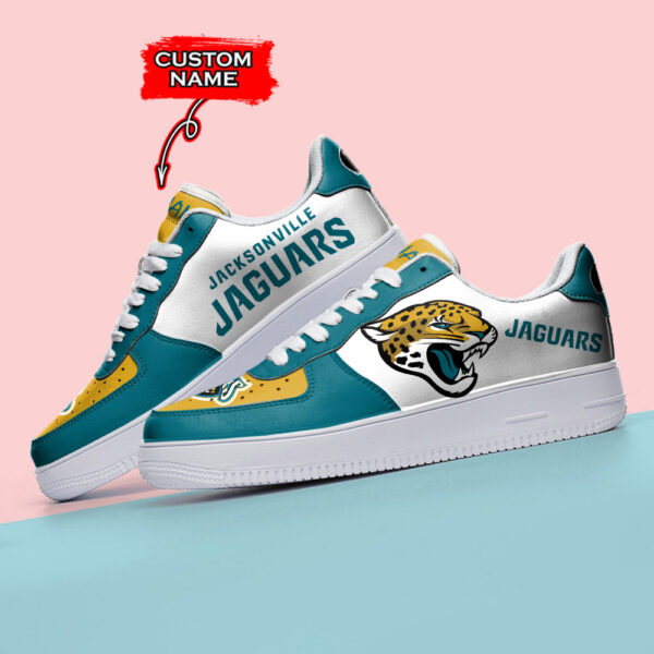 Tubopro Jacksonville Jaguars NFL Air Low-Top Sneakers Shoes For Men And Women - Image 3