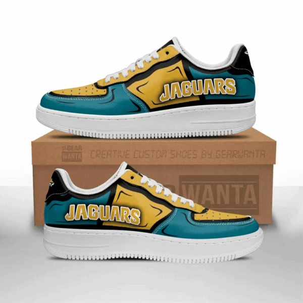 Tubopro Jacksonville Jaguars NFL Air Low-Top Sneakers Shoes For Men And Women