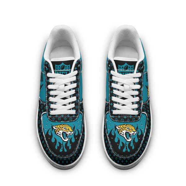 Tubopro Jacksonville Jaguars NFL Air Low-Top Sneakers Shoes For Men And Women - Image 2