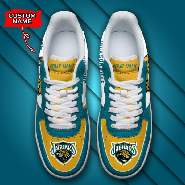 Tubopro Jacksonville Jaguars NFL Air Low-Top Sneakers Shoes For Men And Women - Image 4