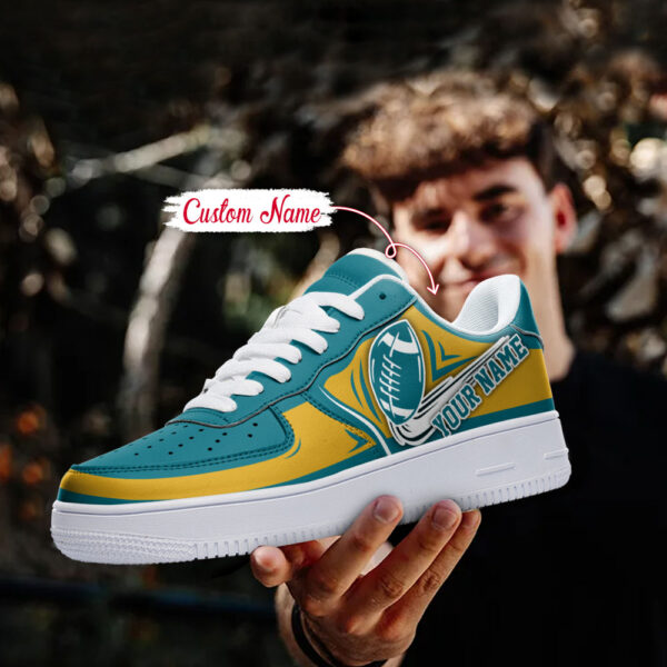 Tubopro Jacksonville Jaguars NFL Air Low-Top Sneakers Shoes For Men And Women